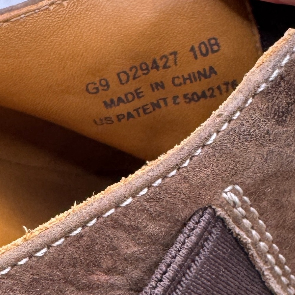 Women’s Brown Suede Slip-On Heeled Clogs - Picture 13 of 13
